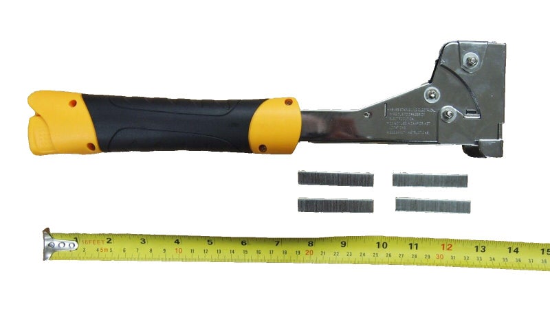 HOTECHE Heavy Duty Hammer Tacker Stapler T50 6-14mm 1/4" to 9/16" with 200 Staples - Image 2